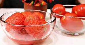 Easily Peel Tomatoes Without Hurting Your Hands: step by step guide