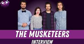 The Musketeers Cast Interview: Luke Pasqualino, Santiago Cabrera, Howard Charles & Maimie McCoy