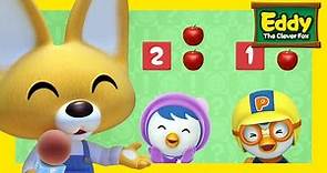 Learn Shapes & Size with Eddy | #8 Playing with Numbers | Eddy the Clever Fox S2 | Pororo English