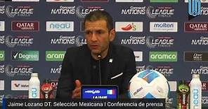 Jaime Lozano I Panamá 0-3 México I Liga de Naciones Concacaf I Conferencia de prensa