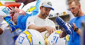 How An NFL Equipment Staff Preps For Game Day | LA Chargers