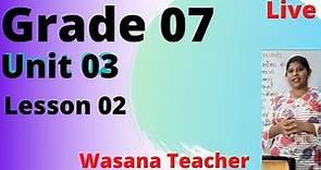 E thaksalawa Grade 7 English Language unit 3 lesson 2 Pleasure Learn English with Wasana