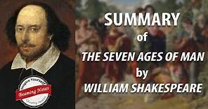 The Seven Ages of Man Summary and Explanation by William Shakespeare