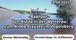 Radtour zum Nidda Stausee (18.08.2023)