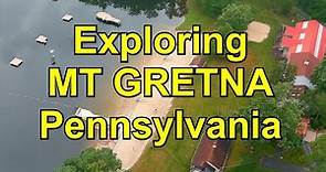 Exploring Mt Gretna Pennsylvania - an overview tour - Autel Evo 2 drone