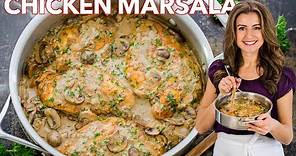 Creamy Chicken Marsala Recipe - 30 Minute Dinner