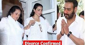 kajol's finally confirmed her divorce with Ajay Devgan's & revealed her divorce secret reason 😳