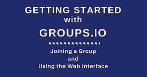 Groups.io - Using the web interface