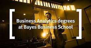 Business Analytics degrees at Bayes Business School