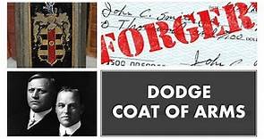 Dodge "Family Crest" Forgery