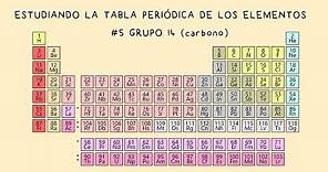 Tabla Periódica #5, Grupo 14: Grupo del Carbono o Carbonoideos