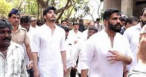 Suniel Shetty Father Veerapa Shetty's Funeral Last Video