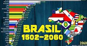 Brasil | Evolução e Projeção Populacional de 1502 a 2060