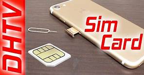 How To Insert/Remove Sim Card From iPhone 7 & iPhone 7 Plus