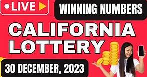 California Evening Lottery Drawing Results - 30 Dec, 2023 - Daily 3 - Fantasy 5 - SuperLotto Plus