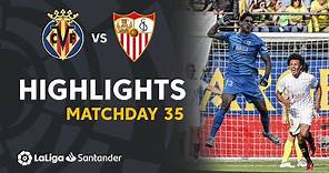 Resumen de Villarreal CF vs Sevilla FC (1-1)