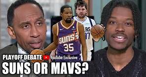 Stephen A. & Kenny Beecham debate Suns-Mavs & biggest x-factor in playoffs | First Take YT Exclusive