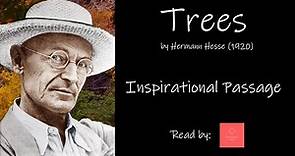 Trees by Hermann Hesse (Powerful Inspirational Video)