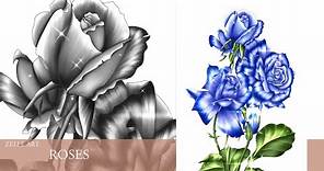 Digital Painting - Roses
