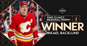 Backlund of Flames wins King Clancy Trophy