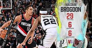 Malcolm Brogdon Highlights (29 PTS) | Trail Blazers vs. Spurs | Dec. 28