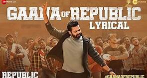 Gaana of Republic - Lyrical | Sai Tej, Aishwarya Rajesh, Jagapathi Babu, Ramya Krishna | Mani Sharma