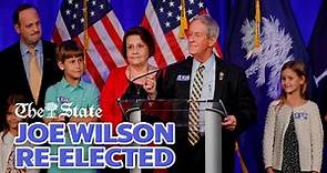 Incumbent Joe Wilson Speaks After Being Re-Elected As District 2 U.S. House Representative