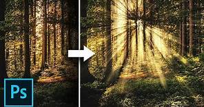 Create Light Rays in 3 Simple Steps with Photoshop