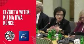 Elżbieta Witek: zdarzyło się, że w Sejmie macie większość