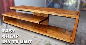 DIY TV stand build | woodworking