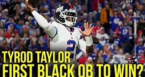 TYROD TAYLOR becomes FIRST BLACK / AFRICAN AMERICAN QB to WIN a GAME FOR the NEW YORK GIANTS