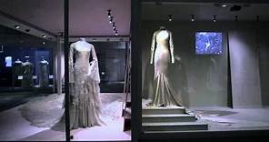 Spotlights of wedding dresses from 1920 - 1950 V&A Museum