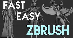 Zbrush For Beginners, Tutorial, Everything you need to start
