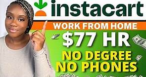 INSTACART REMOTE JOBS | WORK FROM HOME JOBS 2023 | REMOTE WORK