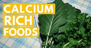 6 Foods That are High in Calcium