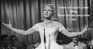 Fever Lyrics - Peggy Lee