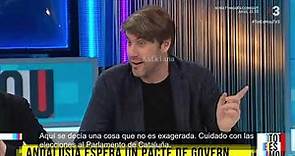 Bernat Dedeu, uno de los pocos invitados críticos de "Tot es Mou" TV3