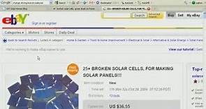 Steps To Find Cheap Solar Cells In Ebay