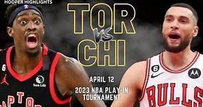 Chicago Bulls vs Toronto Raptors Full Game Highlights | Apr 12 | 2023 NBA Play-In Tournament