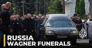 Private funeral held for Wagner chief Prigozhin in St Petersburg