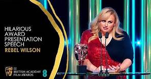 Iconic Moment when Rebel Wilson Delivers Funny, Incredible Speech | EE BAFTA Film Awards 2020