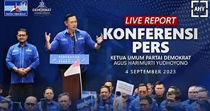 Konferensi Pers Ketua Umum Partai Demokrat - Agus Harimurti Yudhoyono (AHY)