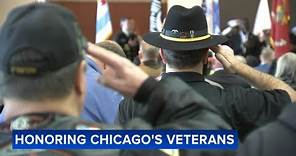 Chicago Veterans Day Commemoration Ceremony held at Soldier Field