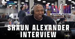 SHAUN ALEXANDER SUPER BOWL INTERVIEW: Super Bowl Games, Fathering 13 Kids, Community Work