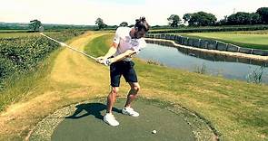 Gareth Bale builds three hole golf course in his back garden