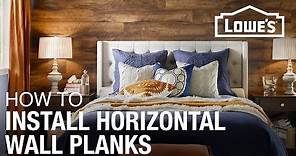 How To Install Laminate Planks Horizontally On A Wall