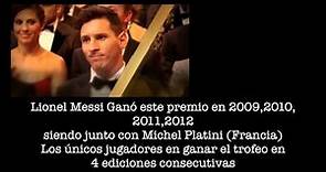 Lionel Messi gana Balón de Oro 2016