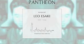 Leo Esaki Biography - Japanese physicist (born 1925)