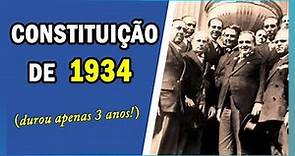 CONSTITUIÇÃO BRASILEIRA DE 1934 | SÉRIE CONSTITUIÇÕES BRASILEIRAS