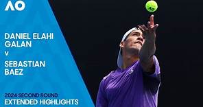 Daniel Elahi Galan v Sebastian Baez Extended Highlights | Australian Open 2024 Second Round